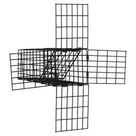 OWDE 3" One-Way Door Excluder –Professional Black Mesh Evictor Trap by Wildlife Control Supplies –Safe and Effective Pest Control for Commercial and Residential Use –Great for Barns, Garages & Sheds