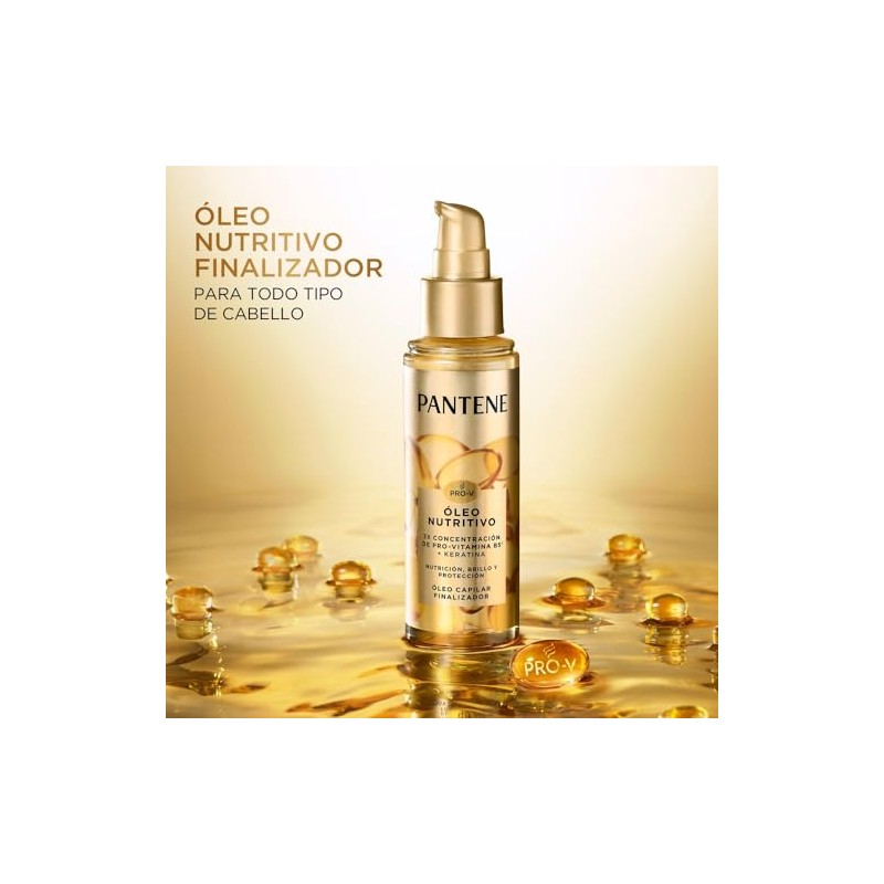 Pantene Aceite Para Cabello Nutre, Protege, Da Brillo Y Antifrizz