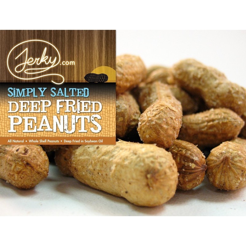 Jerky.com Deep Fried Peanuts Salted 3 Pack - Salted Peanuts