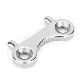 Gorgeri Universal Boat Yacht Deck Filling Plate Key Tool Water Fuel Tank Gas Waste Deck Deck Cover Plate Key Steel Gas Deck Filling Replacement Key Replacement