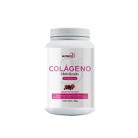Nutriifit | Colágeno Hidrolizado con probióticos | Ácido hialurónico, vitamina C y E | | Contenido 500 grs Rinde para 33 porciones | Sabor frutos rojos