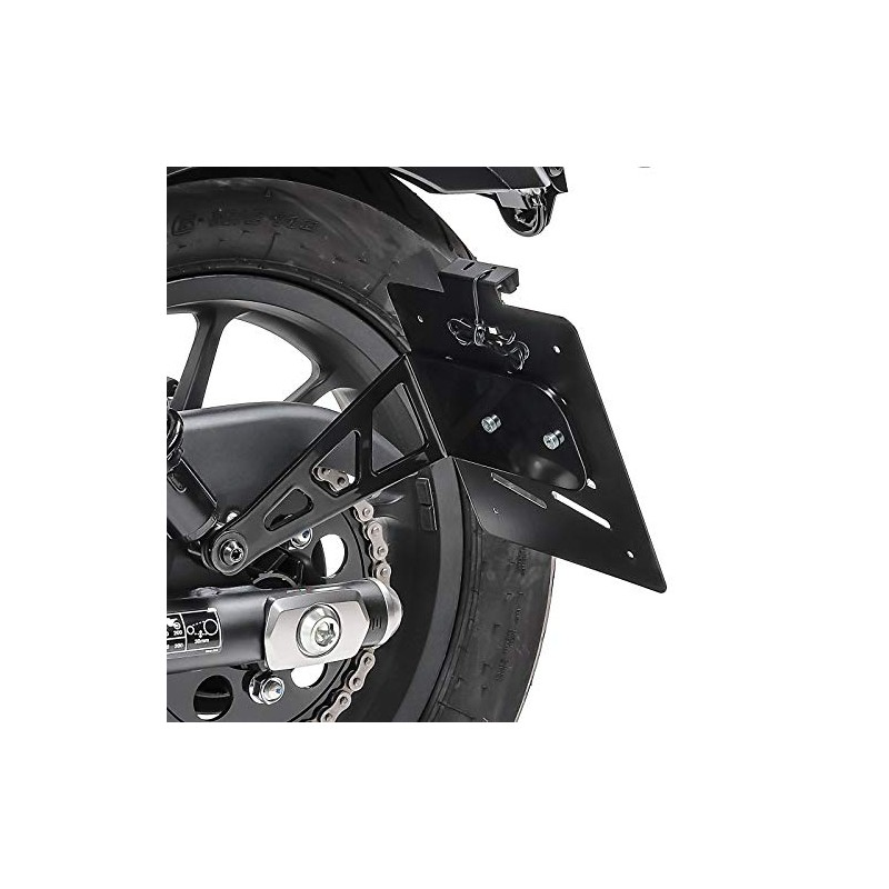 Side License Plate Holder Compatible with Chopper Cruiser Retro Universal