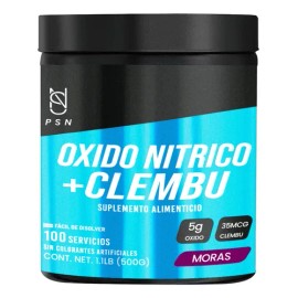 Oxido Nitrico + Clembuterol Pre Entreno En Polvo 500g