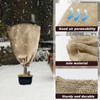 6 Pack 24” × 40” Burlap Winter Plant Cover Bags