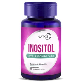 Inositol | INOSITOL MYO & D-CHIRO / 40: 1| 90 Tabletas de 1.2g | Bienestar Femenino yEquilibrio Hormonal | Natgel