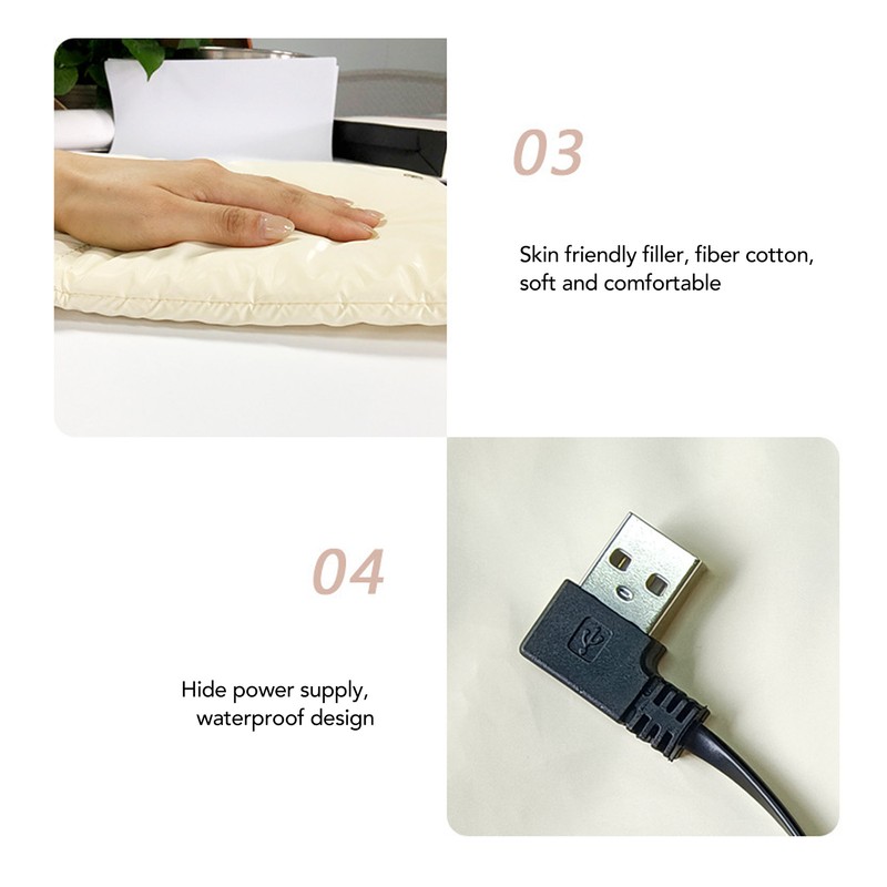 Graphene Heated Handwarmers Bag USB Charging 3 Levels Temperature Washable