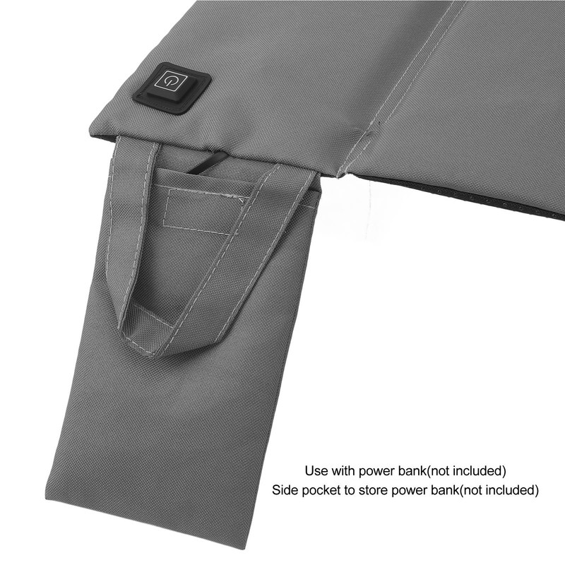 Portable Heated Seat Cushion Outdoor Foldable USB Powered Chair Pad