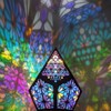 Bohemian LED Projection Light Bedside Night Lamp for Bedroom Hallway