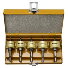 HiKOKI(ハイコーキ) High-Speed Hole Saw for Impact Driver Equipment Construction Set B (φ25, φ28, φ30, φ32, φ35 × 1 each) 0032-0100