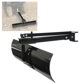 KUAFU 39.75" 3 Point Sleeve Hitch Rear Blade Compatible with ATV UTV Garden Tractors Lawn Mower Tractor Attachments Behind Rear Sleeve Hitch Tow Blade