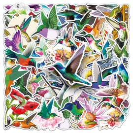 Bird Stickers,50 PCS Bird Vinyl Waterproof Decals for Water Bottles Computer Bicycle Skateboard Luggage Phone Pad Laptop Kids Teens Stickers Pack