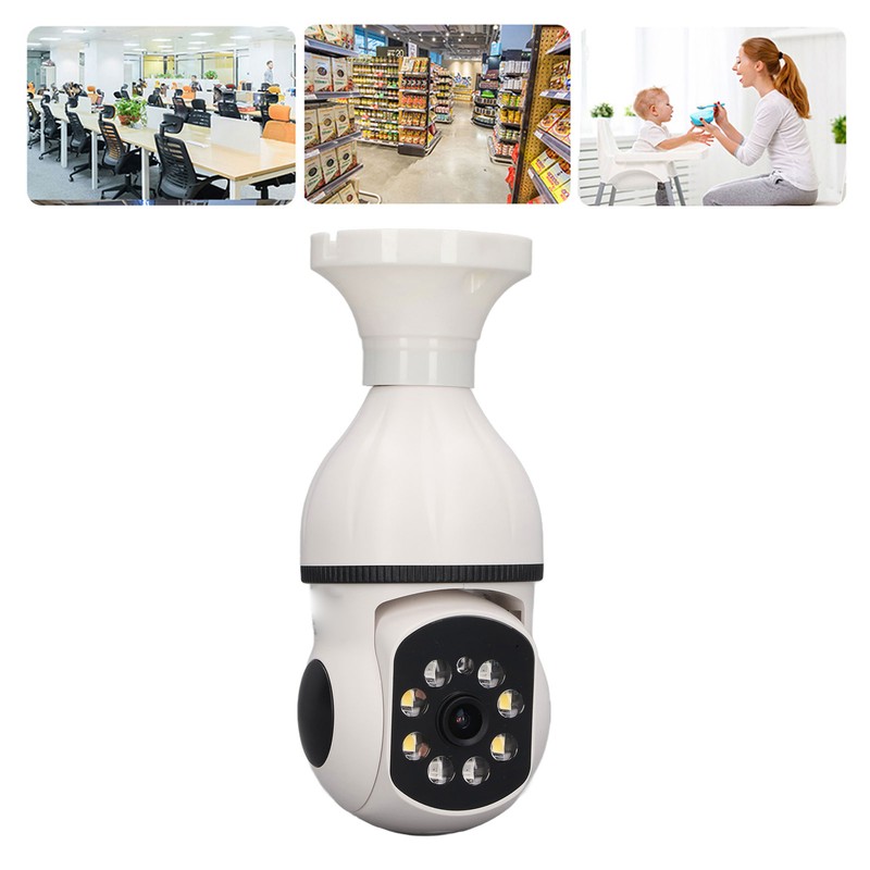 WiFi HD Surveillance Camera 360° Swivelling Motion Sensor Night Vision