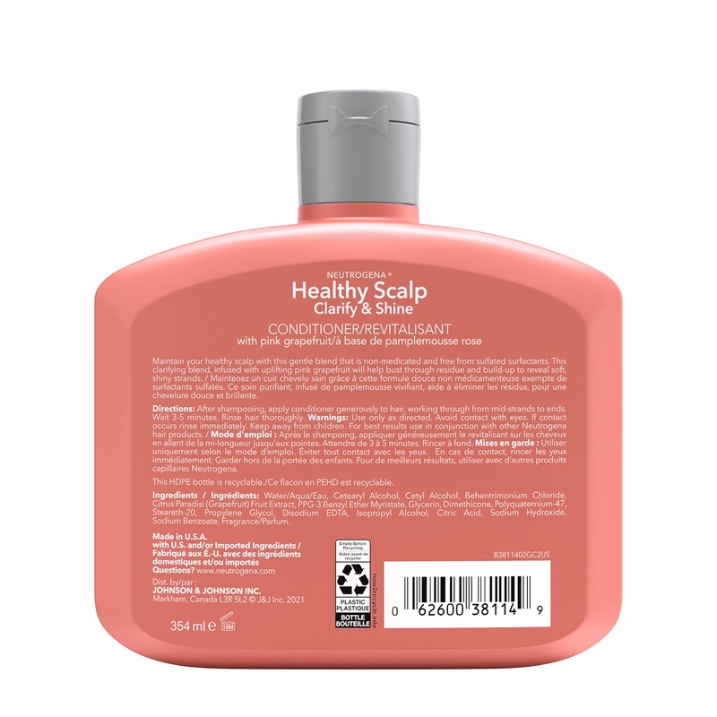 Neutrogena Exfoliating Healthy Scalp Clarify & Shine Conditioner for Oily