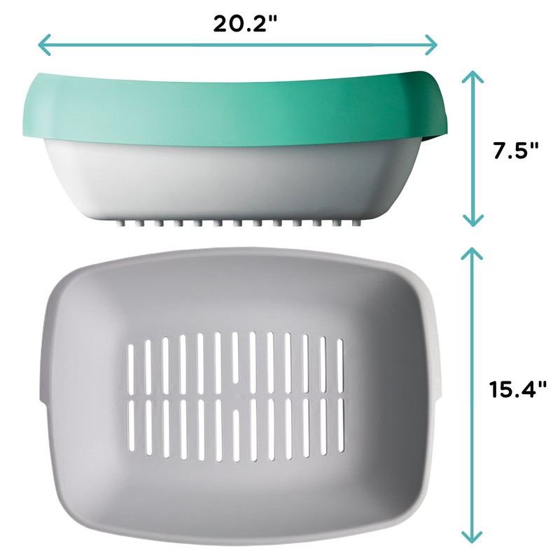 Luuup Litter Box - 3 Sifting Tray Cat Litter Box-