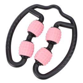 Beavorty Muscle Relaxer Massage Roller Yoga Fitness Tool Sturdy Handle Gentle Material Easy to Use for Daily