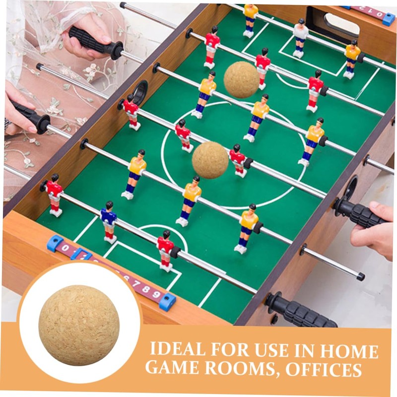 SUPVOX 7pcs Foosball Replacement Balls Soft Cork Table Soccer Accessories