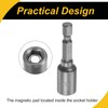 WorkBless 1/4" Quick-Change Hex Shank 7mm Magnetic Nut Driver Bit,