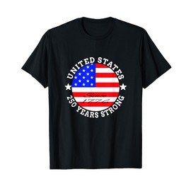 250th Anniversary of the USA 1776-2026 4th of July US Flag T-Shirt