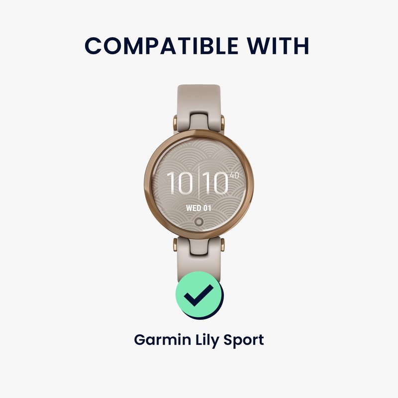 kwmobile Replacement Armband for Garmin Lily Sport - Genuine Leather