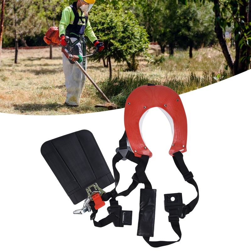 Backpack Design Trimmer Double Shoulder Strap Adjustable Nylon Lawn Mower