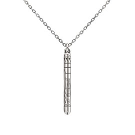 U-TREASURE Evangelion Goods Evangelion "Unit 2" Entry Plug Necklace, Silver, Unisex, Unisex, Women's, Men's Accessories, Jewelry, Gift, Silver