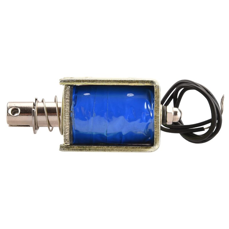 Hechen Solenoid Electromagnet, HS-1040B, DC12V 1.6A 25N, 10mm Hub, Push-Pull