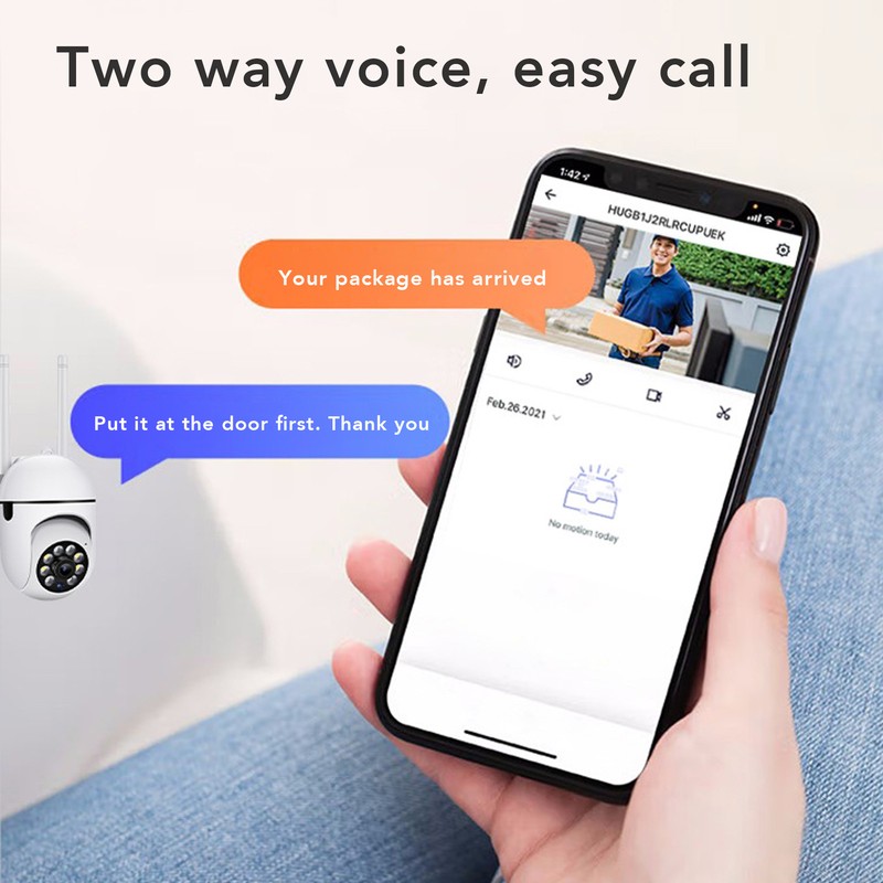 Wireless Smart Camera 1080P HD Night Vision 360° Rotation WIFI