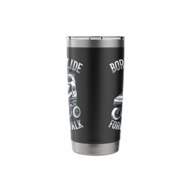 Born to Glide, Forced to Walk Inline Skater Rollerblader Stainless Steel Insulated Tumbler