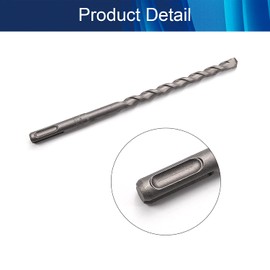 Utoolmart Masonry Drill Bit 10mm x 200mm Carbide Tipped Rotary Hammer Bit 9mm Round Shank for SDS Impact Drill 1Pcs