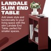 Kings Brand Furniture - Side End Table with Drink Holders,