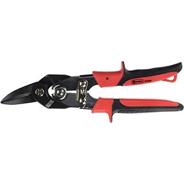Connex COXT244260 Straight/Right Compound-Action Tin Snips, Black/Red, 260 mm