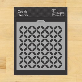 Modern Circle Cookie and Craft Stencil CM001 by Designer Stencils