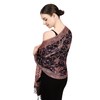 Achillea Bufanda de pashmina reversible suave y sedosa con flecos,