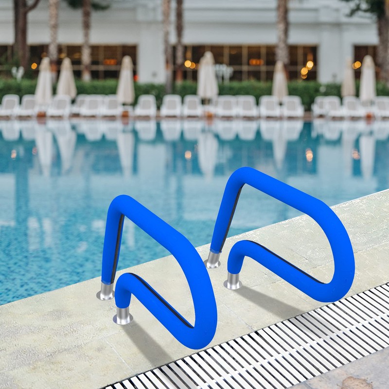 Pool Railing Covers-4 Feet Zippered Swimming Pool Handrail Covers-Neoprene Hand