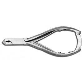 Gima - Slanted nail clippers for cutting the nails of the hands and feet, made of stainless steel, length 14 cm.