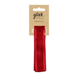 Red Satin Edge Ribbon, Satin Edge Red Ribbon for Gift Wrapping, Arts and Crafts, Birthday, Valentine, Christmas and Other Celebrations
