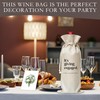 Engagement Gifts Wine Bag & Card, Mr and Mrs Wedding