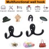 MsBong Coat Hooks Hardware, 10Pcs Wall Hooks Heavy Duty Hooks