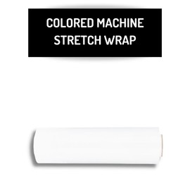 Shield Wrap White Machine Stretch Wrap, 1 Pack, 30" x 5000 Feet, 80 Gauge, Dark/Opaque Color Plastic Cling Designed for Pallet Machine Applicators