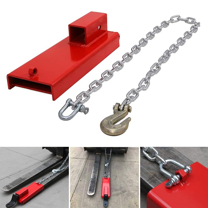ELITEWILL 2" Forklift Trailer Hitch Receiver Attachment Pallet Forks Towing
