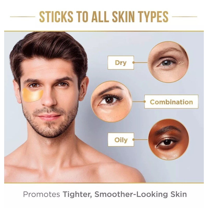 Dermora Parches Hidratantes Veganos Eliminan Ojeras 20 Pares