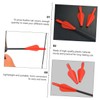 Sosoport 20 Pcs Tail Plastic Material 8mm Size Bow Arrow