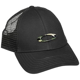 Oakley Men's Trucker Ellipse HAT, Blackout, One Size