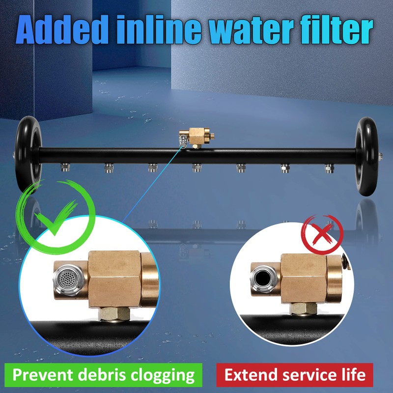 Tool Daily Dual-Function Undercarriage Cleaner, 24 Inch, Water Broom for