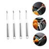 STOBAZA 4 Pack Stainless Steel Orange Peelers Easy to Use