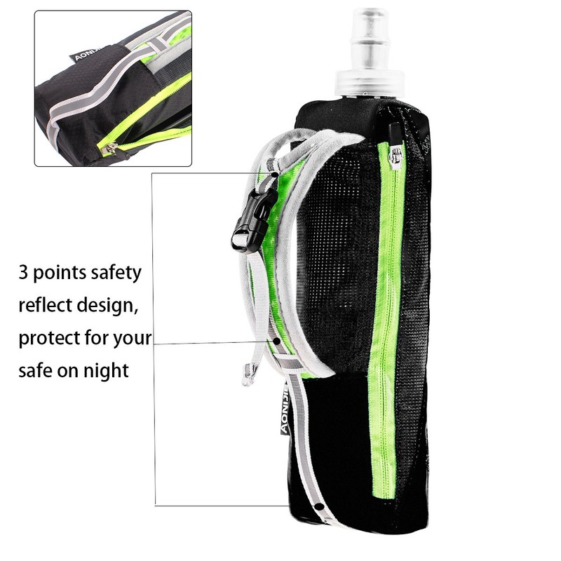 Geila Handheld Water Bottle for Running, 17 oz Grip Handheld