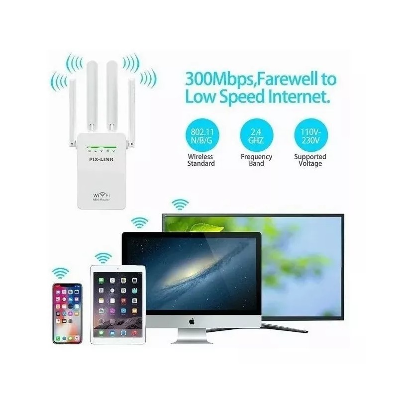 Pix-Link Router, Repetidor, Access Point, Wisp Pix-link 100v/240v