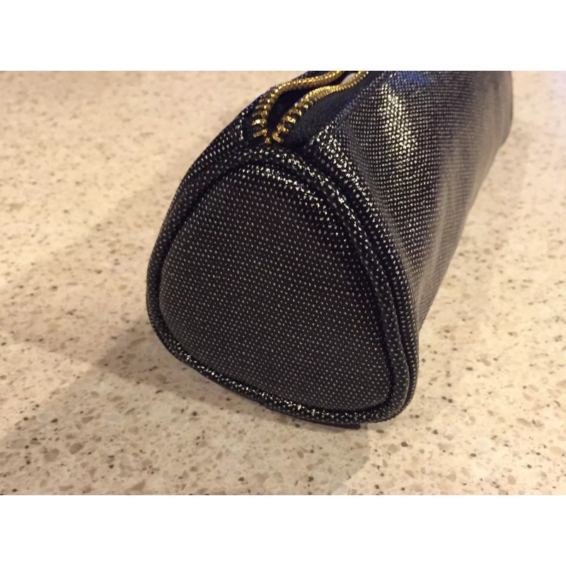 BareMinerals Bare Escentuals Black Triangle/Tube Bag Brand New Zippered