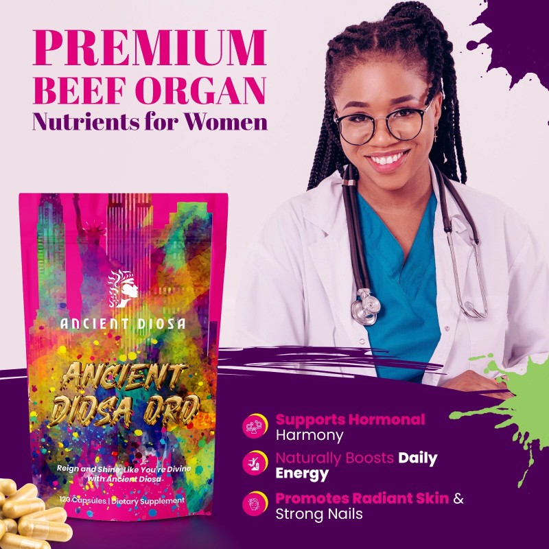 Ancient Diosa female focused beef organs supplement , 2 month