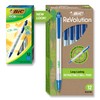 BIC ECOlutions Retractable Ball Pen, Medium Point (1.0 mm), Blue,